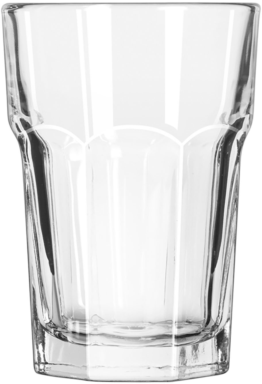 Gläser-Set LIBBEY "Beverage Glas -GIBRALTAR-, 355 ml, Ø 8,5 cm, H: 12,5 cm, 12er Set", transparent, H:12,5cm Ø:8,5cm, Glas, Trinkgefäße, hochwertig verarbeitet, im modernen Design