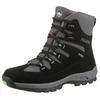 Winterboots POLARINO "Glacier", Herren, Gr. 41, grau (anthrazit, schwarz), Nylon, Synthetik, kontrastfarbene Details, casual, Schuhe, mit Comfortex-Membrane