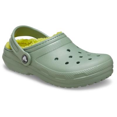 Crocs Klassische Gefütterte Thermoplast Kinder Moos Clogs Image