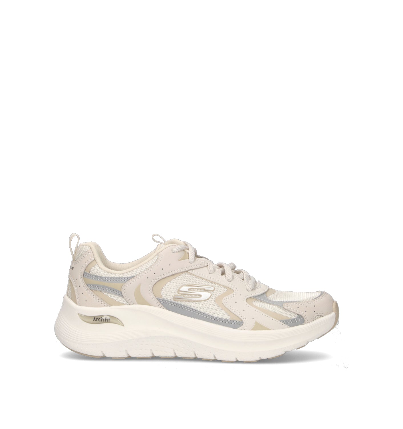 SKECHERS SPORT Sneaker donna panna