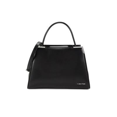 Mica Two Way Top Handle Bag - Black - Calvin Klein Top Handle Bags