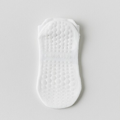 Damen-Yogasocken, professionelle rutschfeste Pilates- und Tanz-Fitnesssocken, Sommer-Netzsocken mit kurzem Knöchelgriff, nahtlose Bodensocken für das Training Image