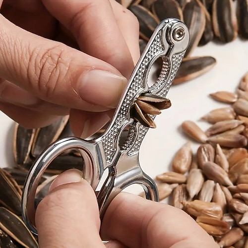 1/2 Stück Kernknacker-Werkzeug – Sonnenblumenkernöffner, Nussschalenknacker für Pinienkerne, Haselnüsse Snack-Schäler, praktisches Küchengerät Image