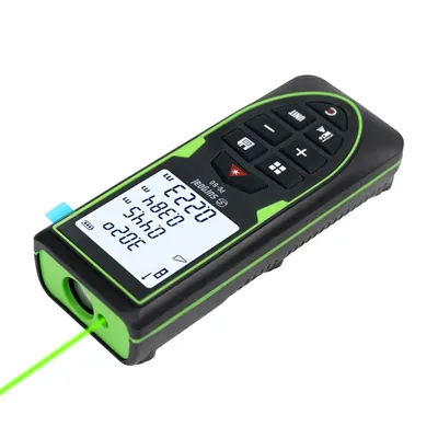Green Laser Rangefinder 120m 60m Handheld Rechargeable Digital Laser Tape Measuring Tool Distance Meter