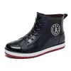 Neue Anti-geruch Wasserdichte Regen Schuhe Für Frauen Designer Rote Untere Spitze Up Ankle Regen Stiefel Frau Galoschen Weiche regen Schuhe Booties