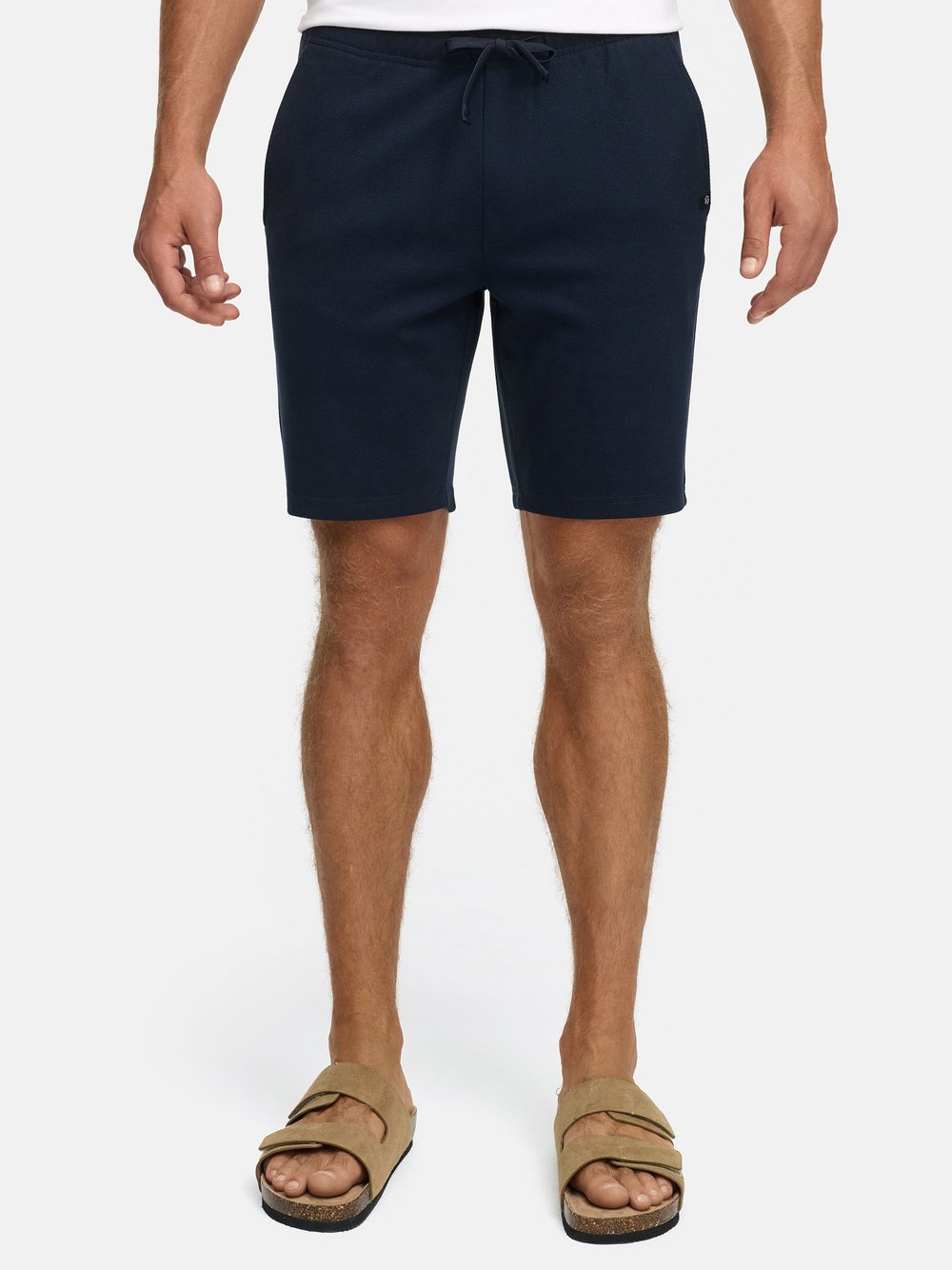 Indicode Chino-Shorts Herren blau, M Image