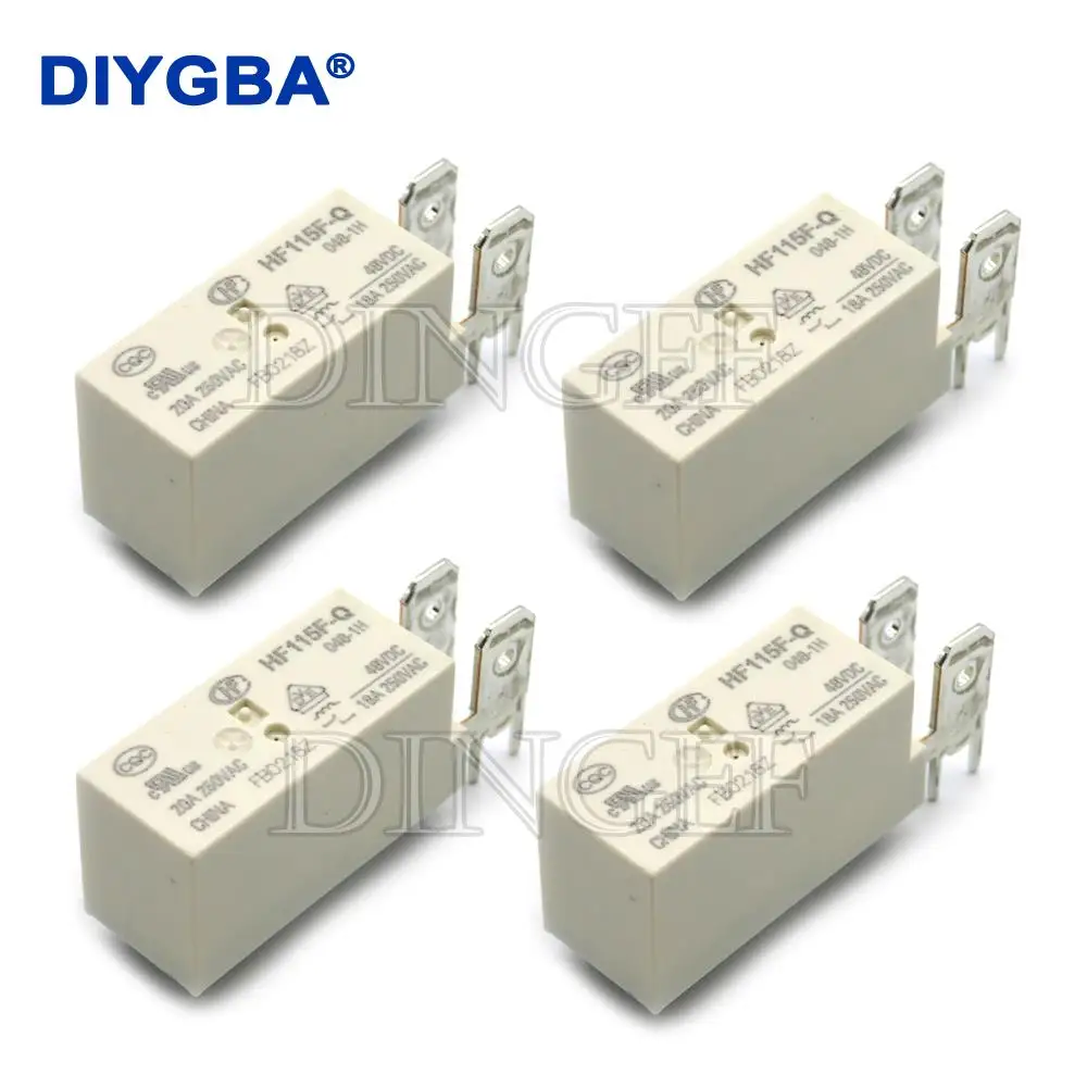 1 Teile/los 48V Relais HF115F-Q-048-1H HF115F-Q 048-1H JQX-115F-Q 048-1H JQX-115F-Q-048-1H 05VDC 12V DC24V 18A 250VAC Vertikale öffnen Image