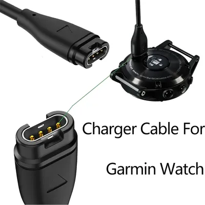 Für Garmin Fenix 8 5 5S 5X Plus 6 6S 6X Pro 7 Ladegerät USB-C Ladegerät Smartwatch Ladegerät Kabel Ersatz Ladegerät 3,3 ft