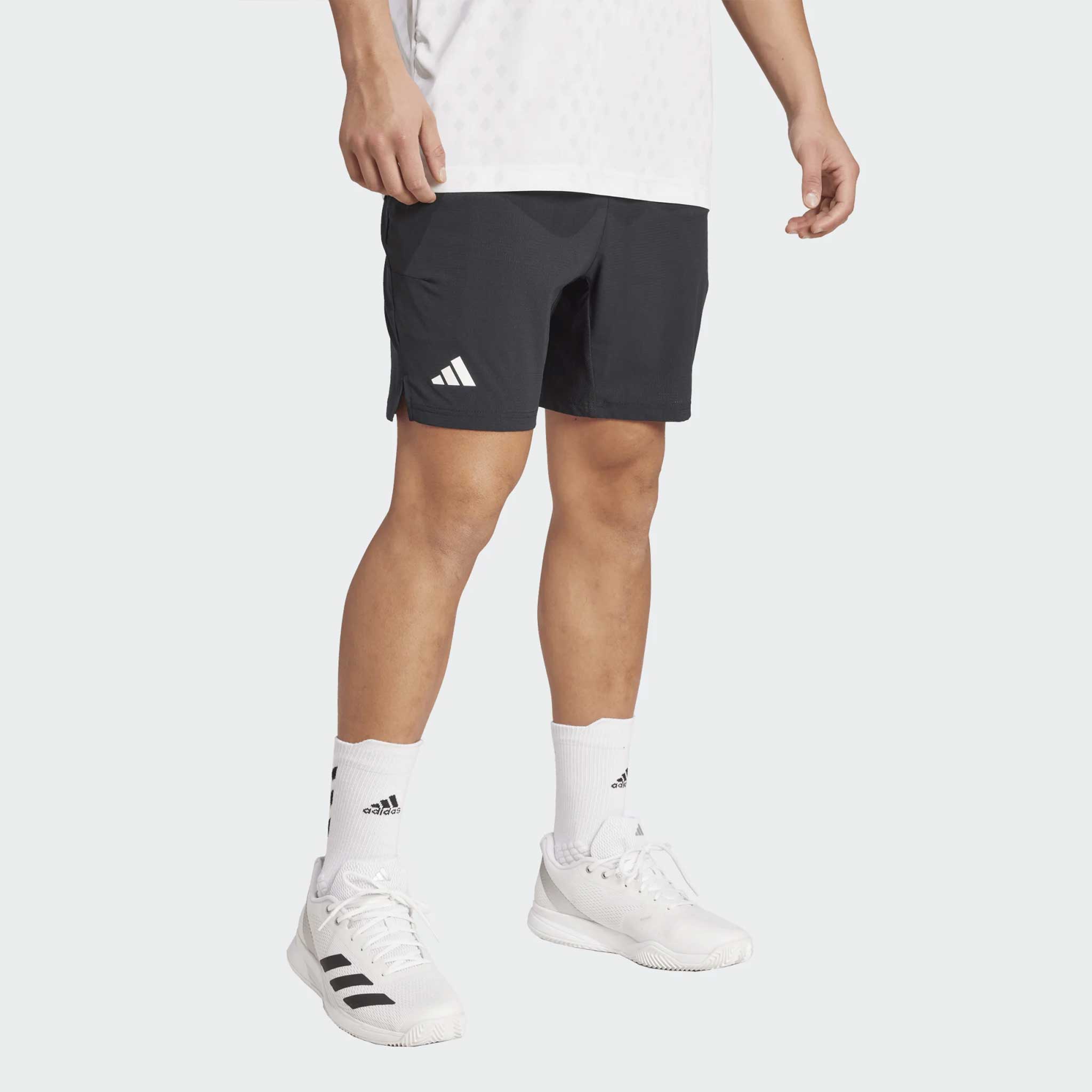 adidas Climachill Ergo 9" Shorts Men's Tennis Apparel Black - Adidas