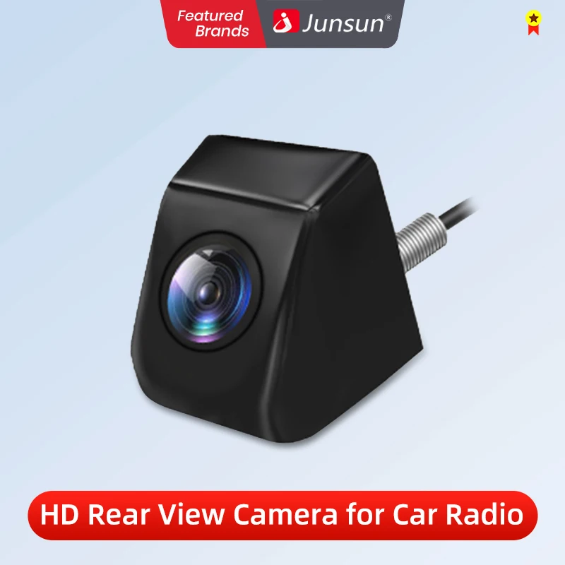 Telecamera per retromarcia per auto AHD 720P Risoluzione Impermeabile 140 ° Telecamera di parcheggio retromarcia grandangolare per accessori auto Junsun DVD
