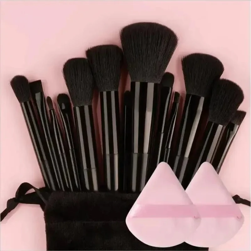 Set di pennelli per trucco professionale: pennelli cosmetici morbidi e soffici per fondotinta, cipria, ombretto e miscelazione, strumenti di bellezza