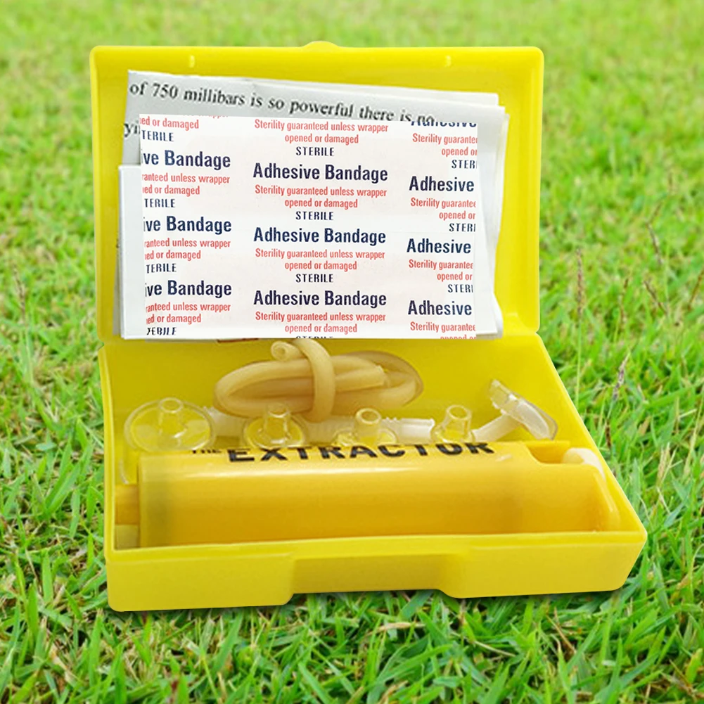 Gifte, giftige Extraktor, Vakuumpumpe, Notfall-Giftigeentfernung im Freien von Schlangenbissen, Bienen- und Wespenstingen, Mückenstichen Image