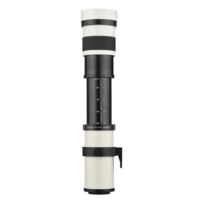 MF Super Telephoto Zoom Lens DSLR Telephoto Zoom Lens Manual Focus 420-800mm Zoom Lens Camera DSLR Accessories T mount