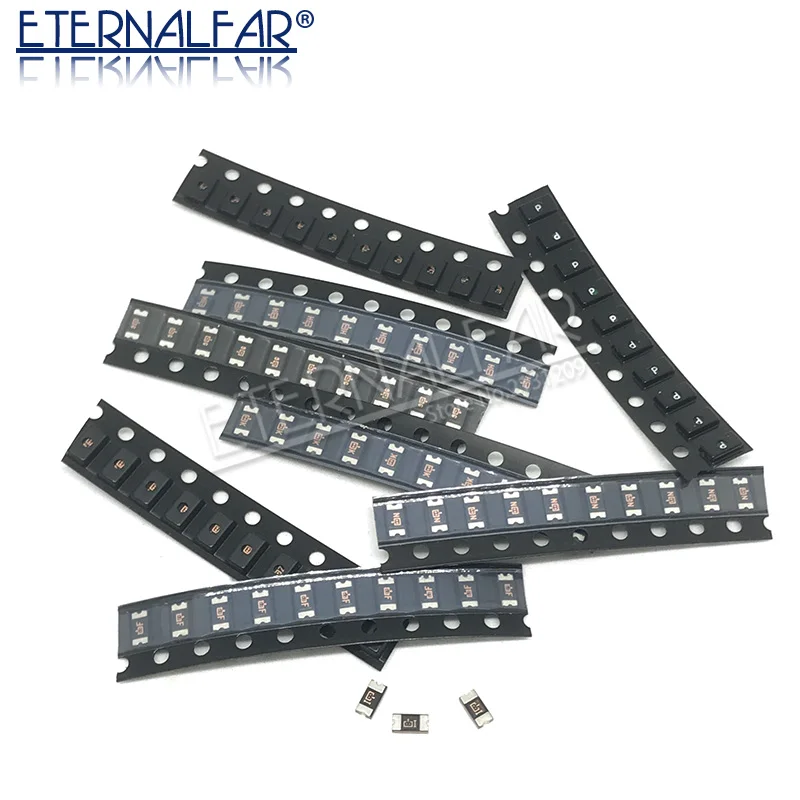 3216 1206 0,05 A 0,1 A 0,12 A 0,16 A 0,2 A 0,25 A 0,5 A 0,75 A 1,1 A 2A 3A 3,5 EINE 4A SMD Rücksetzbare Sicherung PPTC PolySwitch Selbst-Recovery-sicherung Image