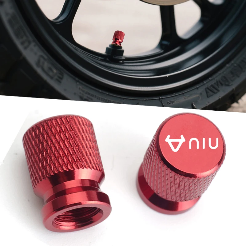 Für Niu Kqi3 M Pro M1s Mqi Nqi Gt Gts Pro N1s Uqi N1 U1 U + eine U + b Roller Reifen Ventil Kappe CNC Air Port Stem Abdeckung Zubehör Image