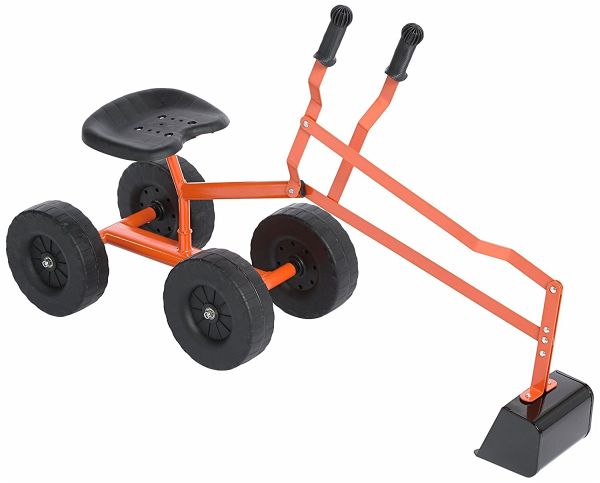 small foot 4628 - Bagger mit Rädern, Sandspielzeug, 360° drehbar, ab 3 Jahren - Legler