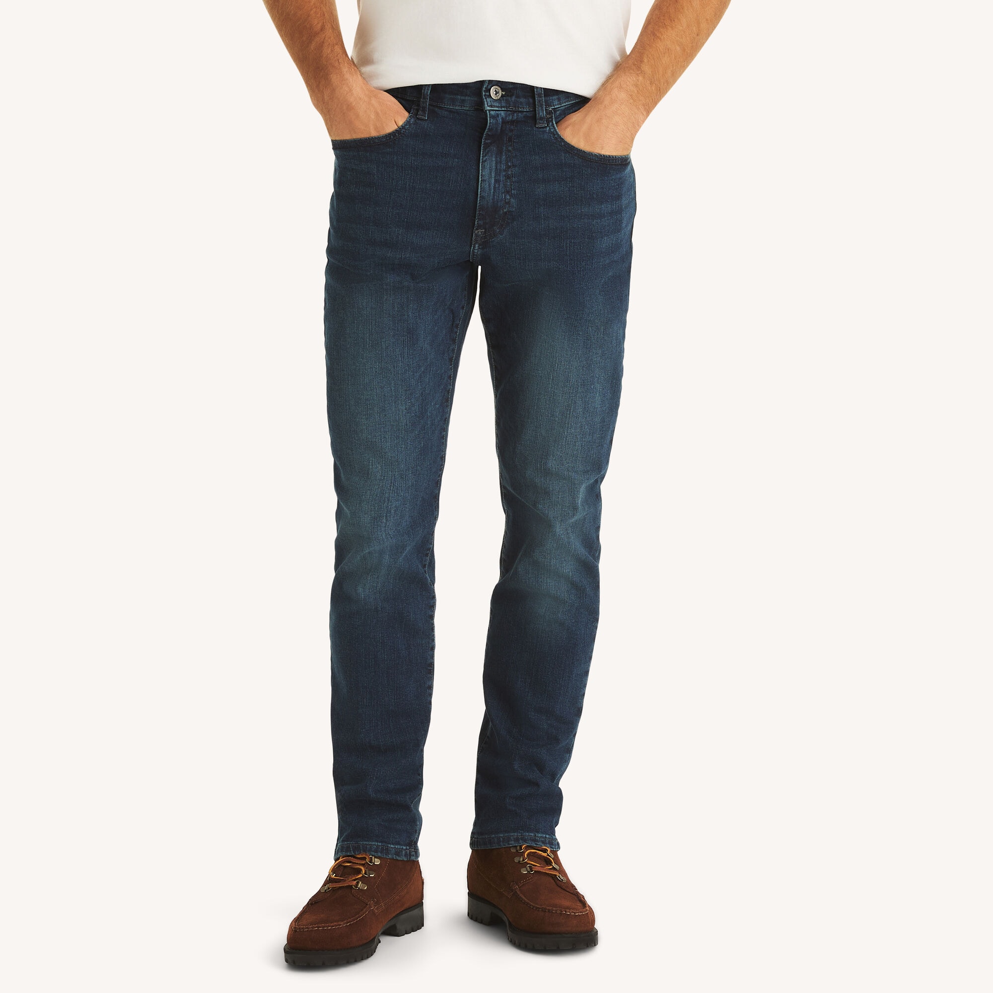 Nautica Men's Original Relaxed Stretch Denim 469 (Marine Blue), 33x30