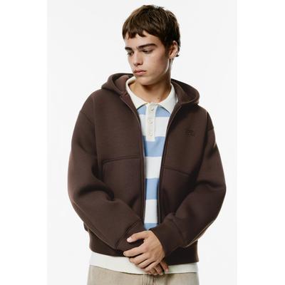 Neoprene-Effect Hoody