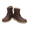 Winterboots PANAMA JACK "Faust", Herren, Gr. 44, braun (dunkelbraun), Leder, klassisch, Schuhe, Winterstiefel, Stiefel mit waterproof-Ausrüstung