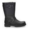 Stiefel PANAMA JACK "Fergie B1", Damen, Gr. 40, Normalschaft, schwarz, Nappaleder, klassisch, Schuhe, Winterboots, Blockabsatz, Profilsohle mit waterproof Ausstattung