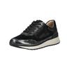 Sneaker CAPRICE "Caprice Sneaker Leder", Damen, Gr. 37, schwarz, Leder, casual, Schuhe
