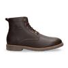 Winterboots PANAMA JACK "Glasgow Igloo", Herren, Gr. 47, braun (dunkelbraun), Nappaleder, klassisch, Schuhe, Schnürboots, Winterstiefelette, Casual-Boots mit Lammfellfutter