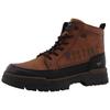 Winterboots MUSTANG SHOES "Peppin", Herren, Gr. 46, braun (cognac), Lederimitat, kontrastfarbene Details, modisch, Schuhe, Schnürboots, Trekkingboots mit TEX-Ausstattung