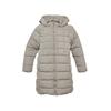 Steppmantel S.OLIVER JUNIOR, Mädchen, Gr. 146/152, grau (light grau), Web, Obermaterial: 100% Polyester. Futter: 100% Polyester, unifarben, casual, lässig geschnitten ca. Mitte Oberschenkel, Rundhals, Langarm, Mäntel, Wärmender Steppmantel mit...
