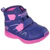 Klettstiefel SKECHERS "ILLUMI-BRIGHTS", Kinder, Gr. 25, bunt (navy, multi), Lederimitat, casual, Schuhe, Winterstiefel mit Blinkfunktion, Größenschablone zum Download