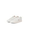 Sneaker JACK & JONES "JFWBOSLEY", Herren, Gr. 40, weiß (weiß, cognac), Lederimitat, casual, Schuhe, mit heller Laufsohle