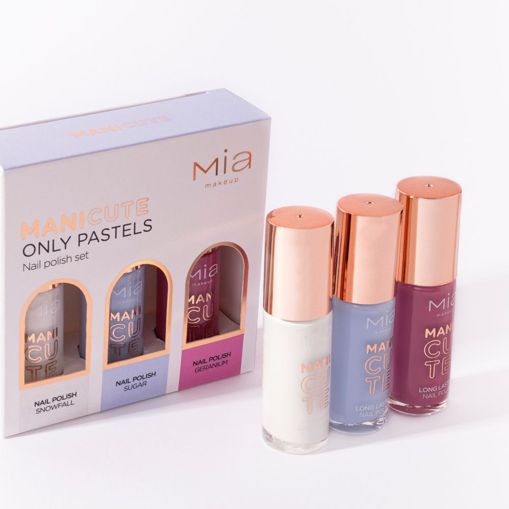 Mia Makeup Manivute kit Only Pastels smalti colori pastello 24 ml