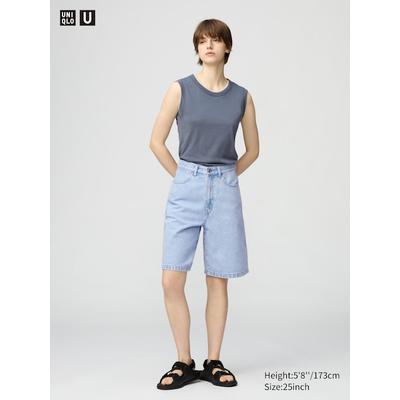 Uniqlo - Denim Bermuda Shorts - Blue - 22inch