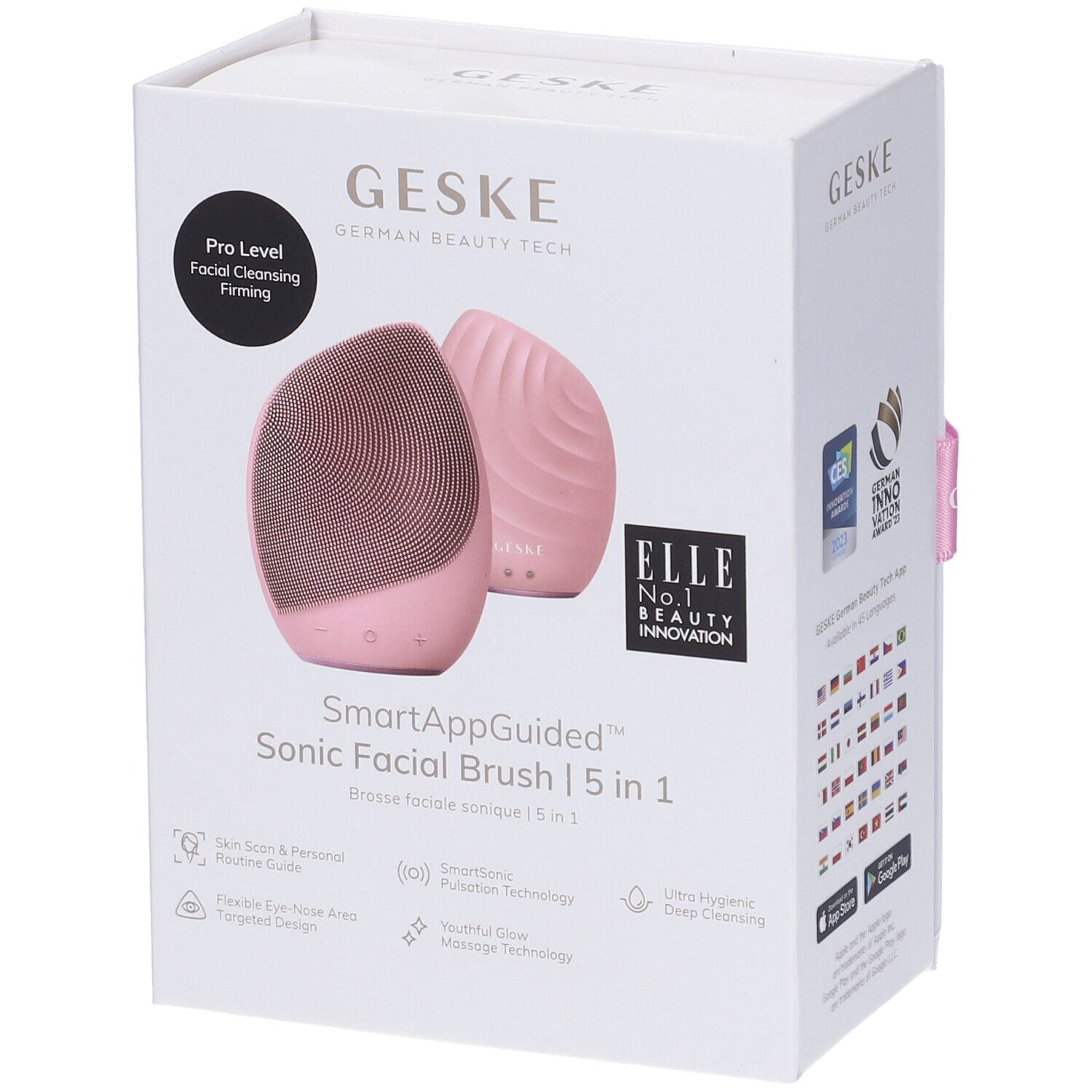 GESKE Sonic Facial Brush | 5 In 1 Rosa pz Altro