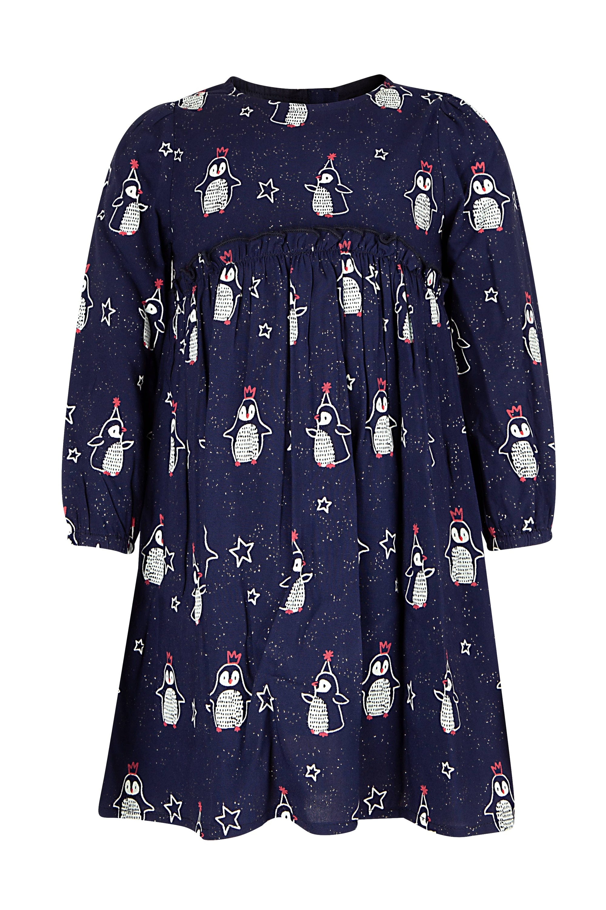 Sommerkleid HAPPY GIRLS "dress", Mädchen, Gr. 122, EURO-Größen, navy, Stoff, 100% Viskose, normal, Kleider Image