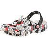 Clog CROCS "Mickey and Minnie Classic Clog", Damen, Gr. 37, bunt (multifarben), Croslite, casual, Schuhe, mit Fersenriemen