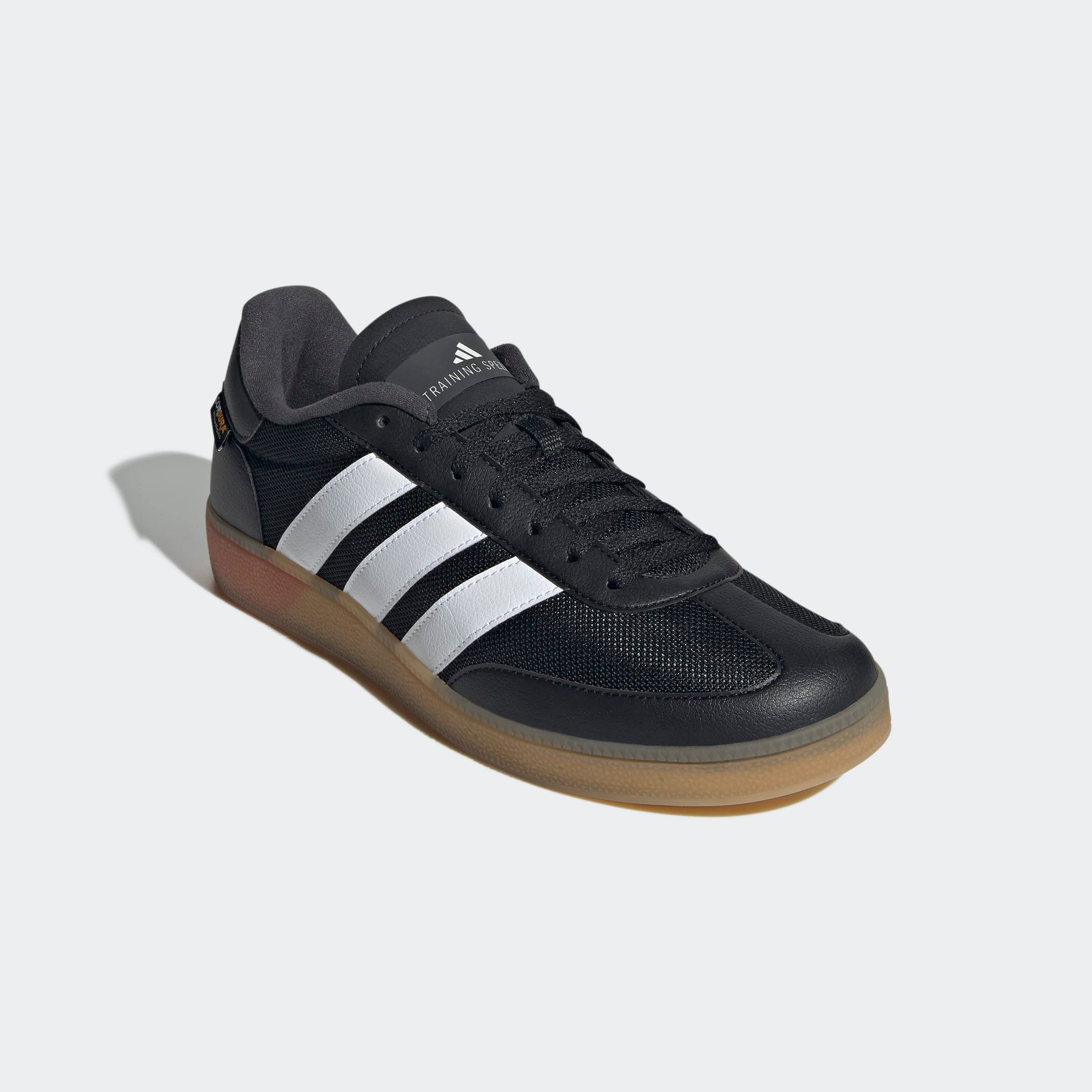 Trainingsschuh ADIDAS PERFORMANCE "SPEZIAL", Herren, Gr. 42, core schwarz, chalk weiß, lucid rot, Synthetik, Textil, Schuhe