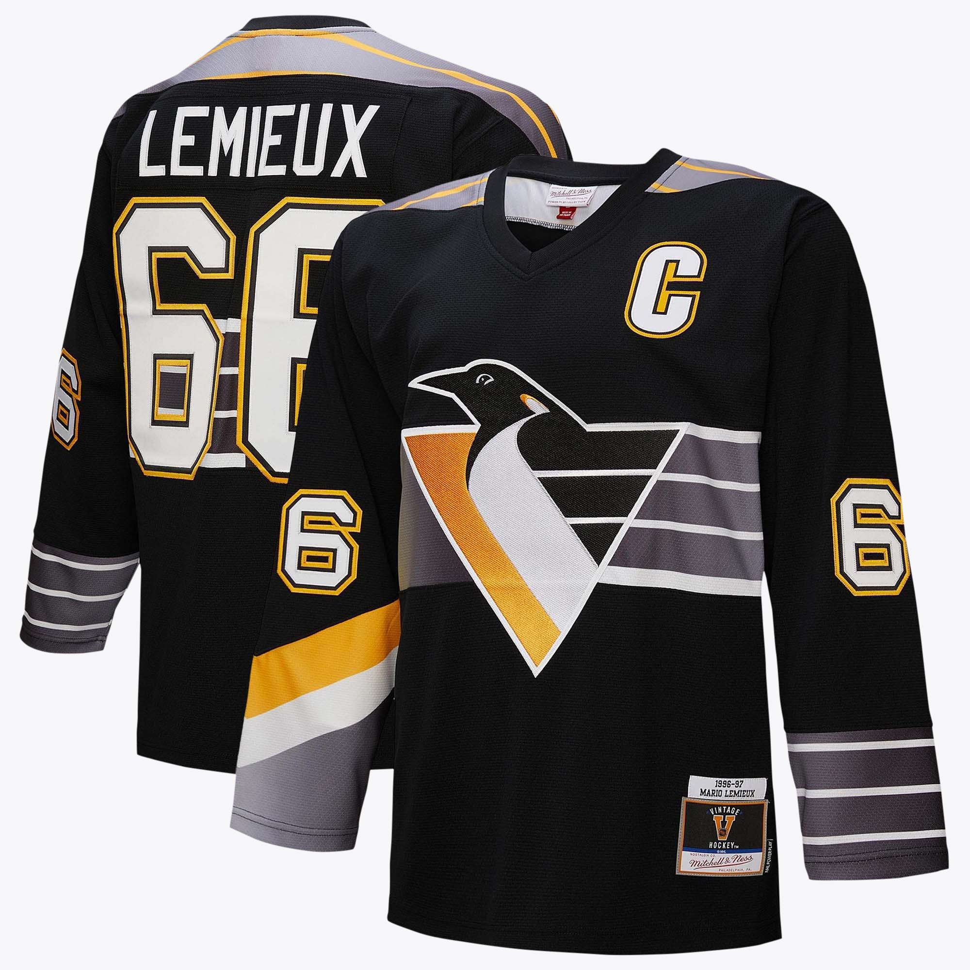Pittsburgh Penguins Power Play Alternate Jersey von Mitchell & Ness – Herren Image