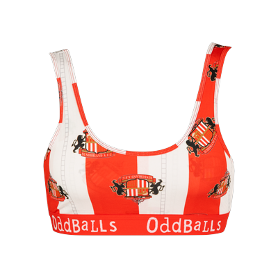 Sunderland Oddballs Heim-BH – Rot/Weiß – Damen Image