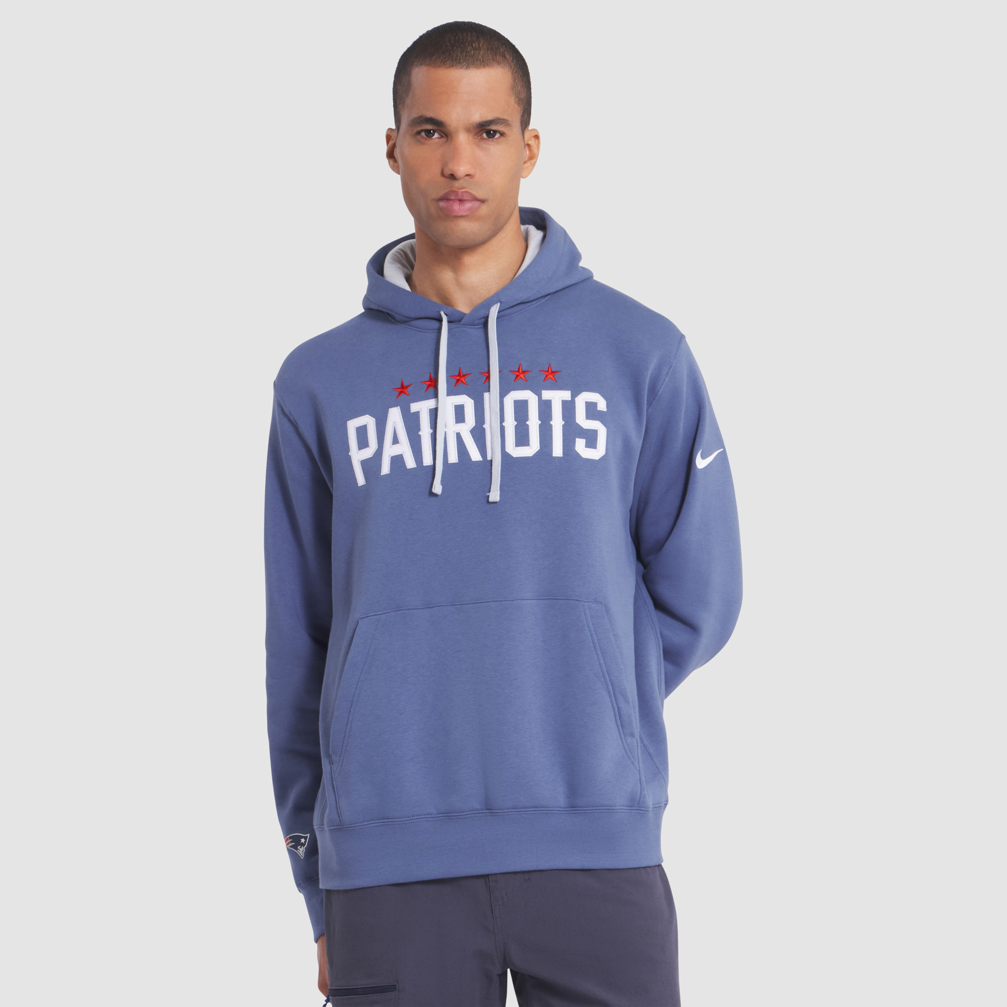 New England Patriots Nike Rivalry Fleece Hoodie - Herren Image