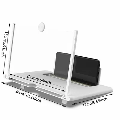 ﻿Cell Phone Screen Magnifier HD Video Amplifier Stand Bracket Phones Screen Magnifier For Smartphones Mobile Phone Accessories﻿﻿