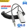 USB Bluetooth 6.0 Aux Ricevitore Dongle USB A Jack da 3,5 mm Audio Kit vivavoce wireless per ricevitore stereo per auto Adattatore USB