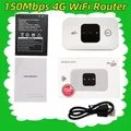 Batteria da 2100 mAh Modem wireless Router WiFi tascabile wireless 4G Hotspot mobile ad ampia copertura da 130 Mbps con slot per scheda SIM
