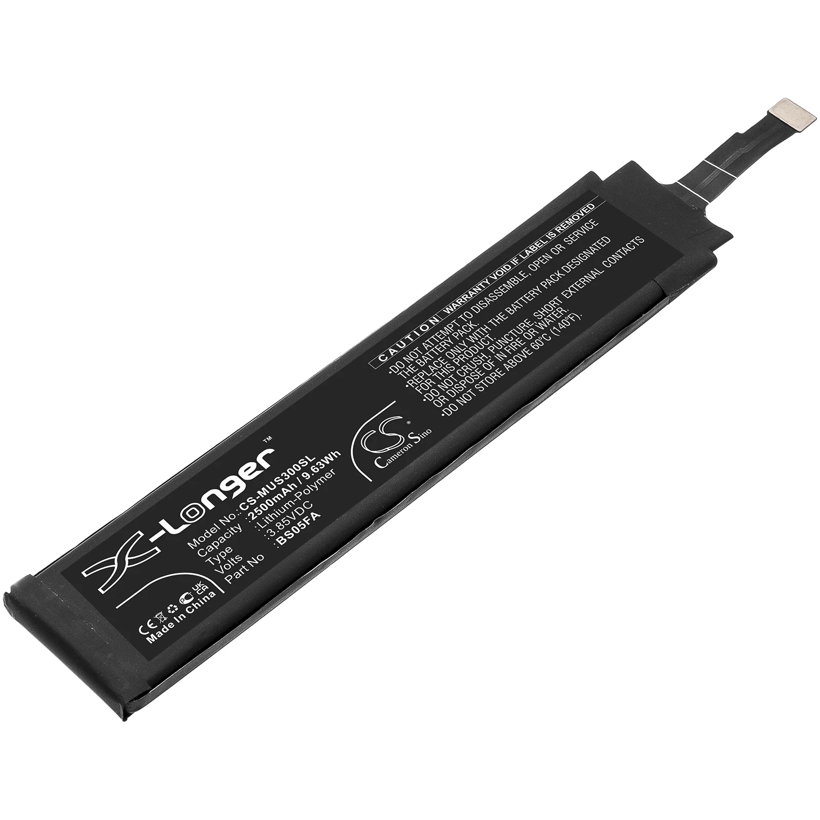 Li-Polymer Mobile, SmartPhone Battery for Xiaomi, 3.85V, 2500mAh, Compatible Models: Black Shark 3 Pro, Black Shark 3 Pro 5G