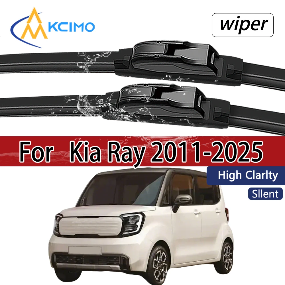 Für Kia Ray 2011-2025 Frontscheibenwischerblätter 2 Stück Windschutzscheiben-Fenster-Zubehör Image