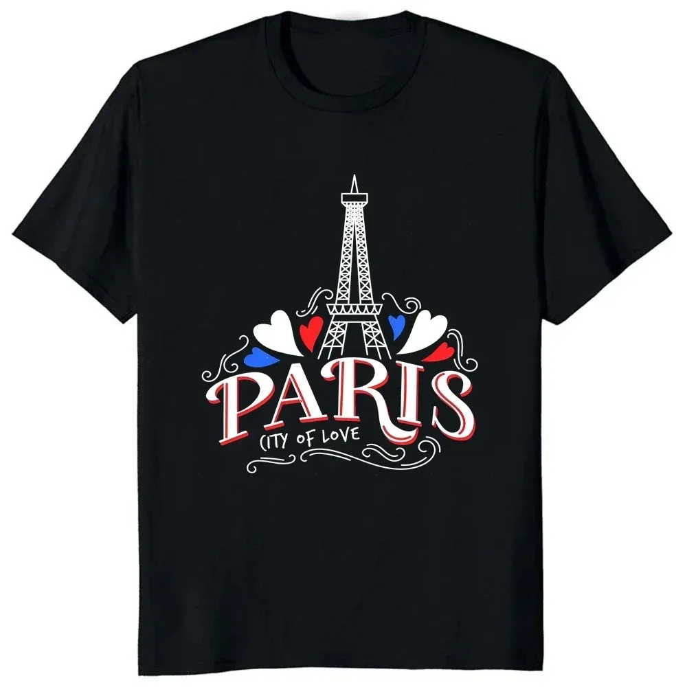 Paris Power of Love Großes Mode-T-Shirt mit Paris-Aufdruck, Top, Sommertrend, Harajuku, kurzärmelig, Unisex-Shirt, Muster, großes T-Shirt Image