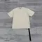 25SS High Street T-shirt tinta unita patchwork stile scuro per uomo T-shirt moda casual da donna Abbigliamento da uomo Abbigliamento da donna