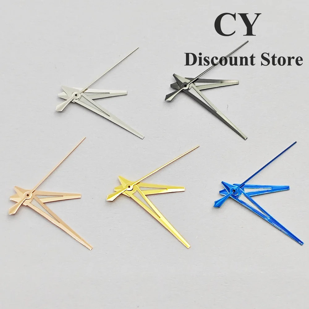 RICHUS NH35 Uhrzeiger Silber Blau Roségold Gun Uhrzeiger Grün Leuchtend Fit NH35 NH36 Uhrwerk Uhrenzubehör Teile Image