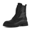 Stiefelette GABOR, Damen, Gr. 41, schwarz, Kalbsleder, unifarben, modisch, Schuhe, Blockabsatz, Boots, mit Front-Reißverschluss