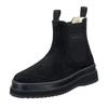 Chelseaboots GANT "Sistown", Damen, Gr. 36, schwarz, Veloursleder, casual, Schuhe, Winterboots, Schlupfboots mit Strecheinsatz und Plateausohle