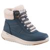Winterboots SKECHERS "ON-THE-GO STELLAR", Damen, Gr. 36, blau (navy), Lederimitat, Textil, casual, Schuhe, Schnürstiefel, Trekkingschuh mit ULTRA GO Dämpfung, Topseller
